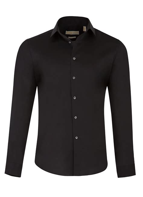 michael kors black slim fit dress shirts|Michael Kors men dress shirts.